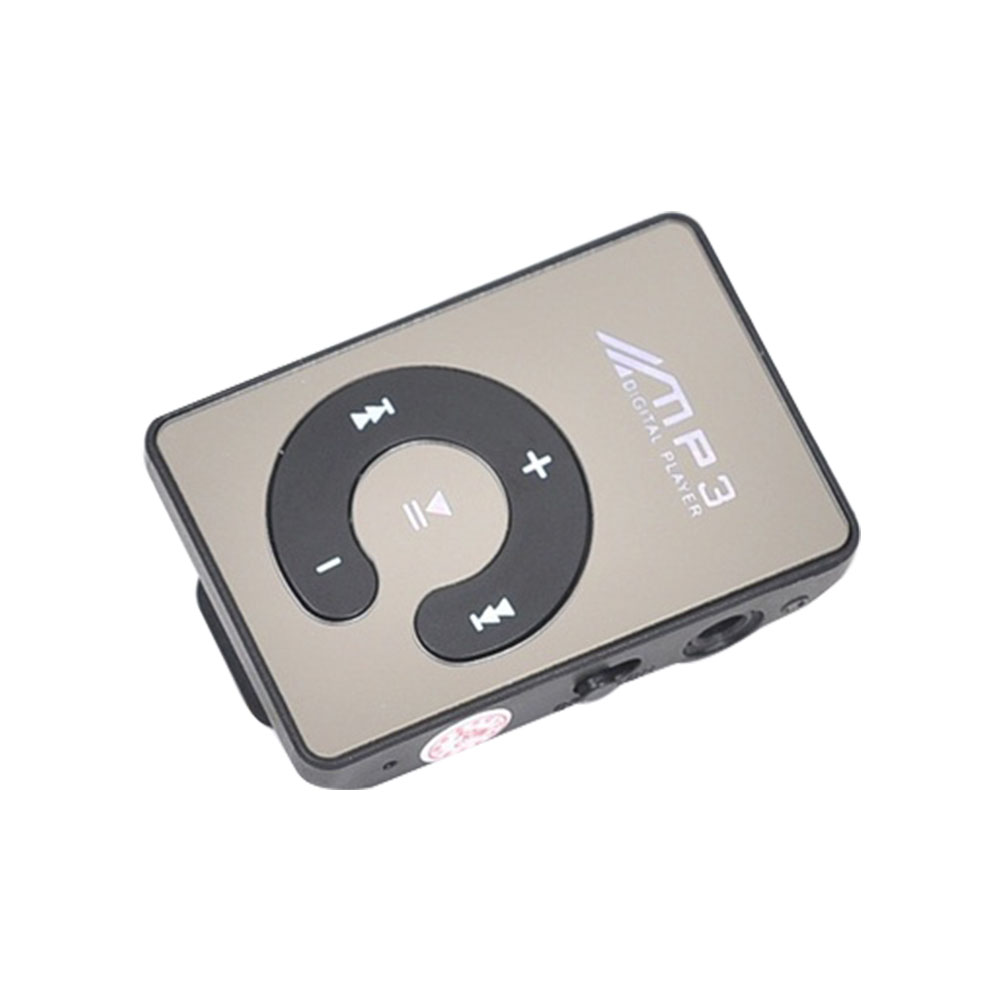 음악 클립 미러 TF 카드 C 버튼 방수 디지털 MP3 플레이어 미니 휴대용 스포츠